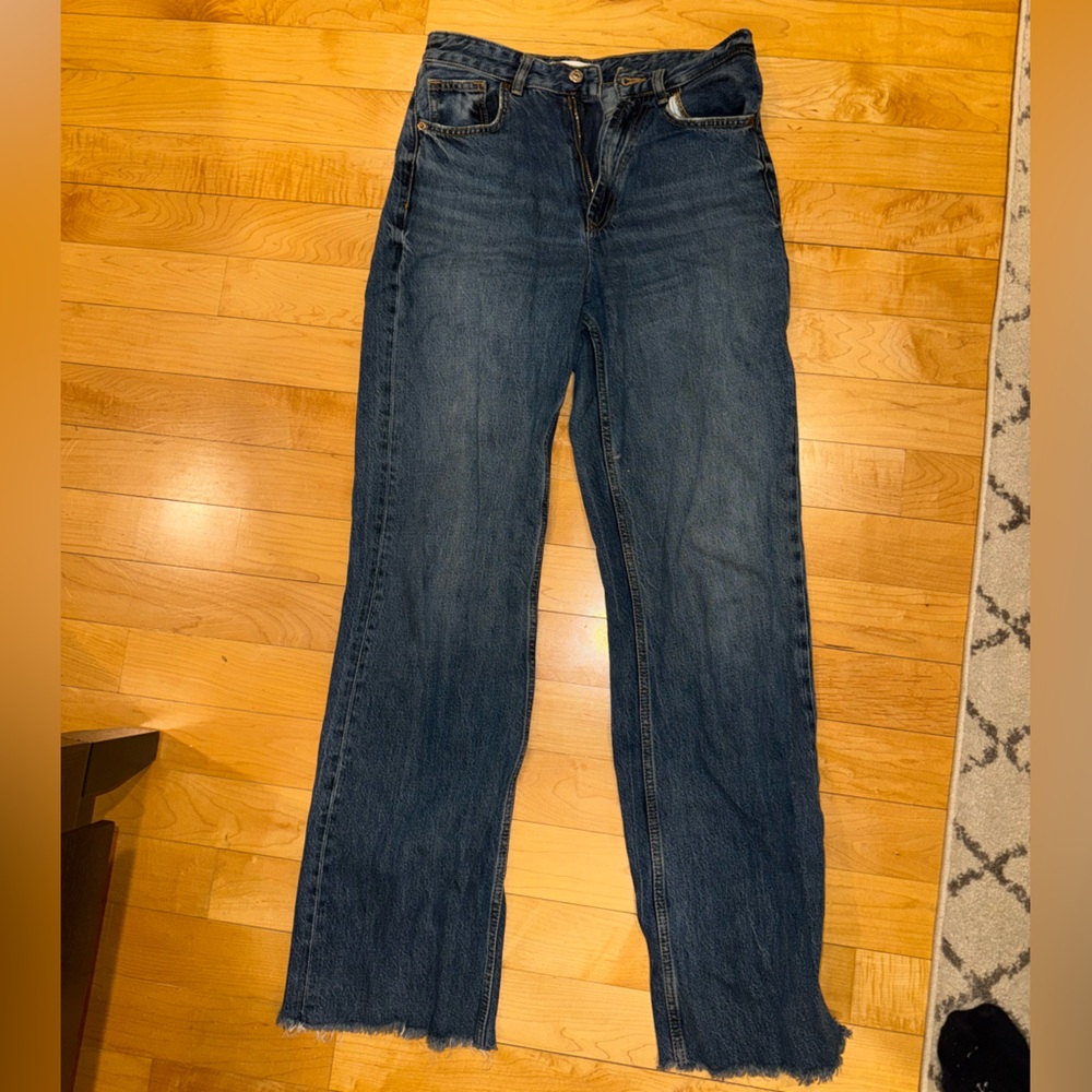 Zara Dark Blue Denim Jeans